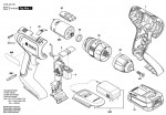 Bosch 3 603 JC8 100 Universalimpact 18 Cordless Impact Drill 18 V / Eu Spare Parts